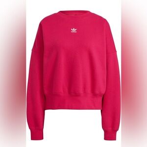 Adidas Women's Vibrant Pink Hoodie